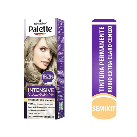 Kit tinte tubo + oxigenta 9-1 (50 ml) - Palette