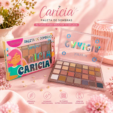 PALETA DE SOMBRAS CARICIA JARUSA