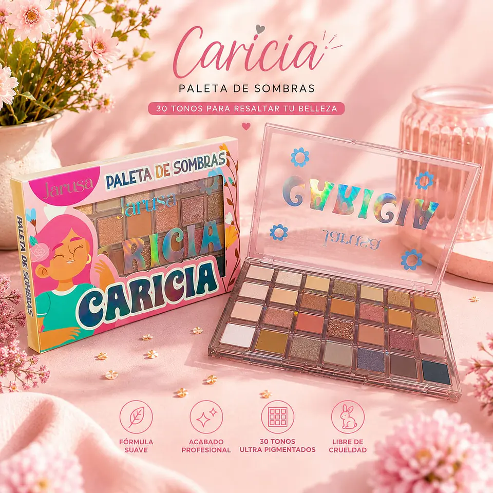 PALETA DE SOMBRAS CARICIA JARUSA 1