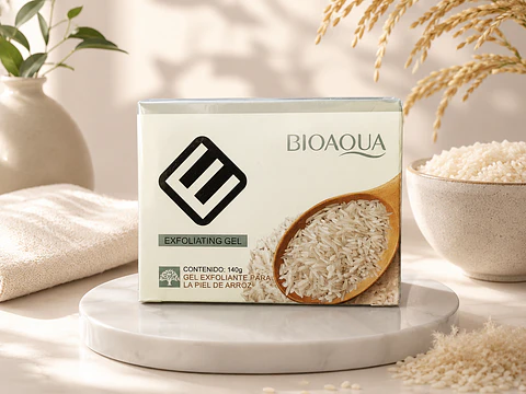 EXFOLIANTE DE ARROZ BIOAQUA X 140 GR