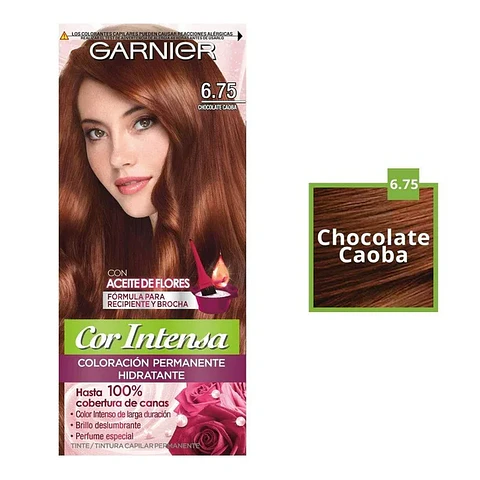 Tinte cor intensa 6.75 chocolate caoba - GARNIER