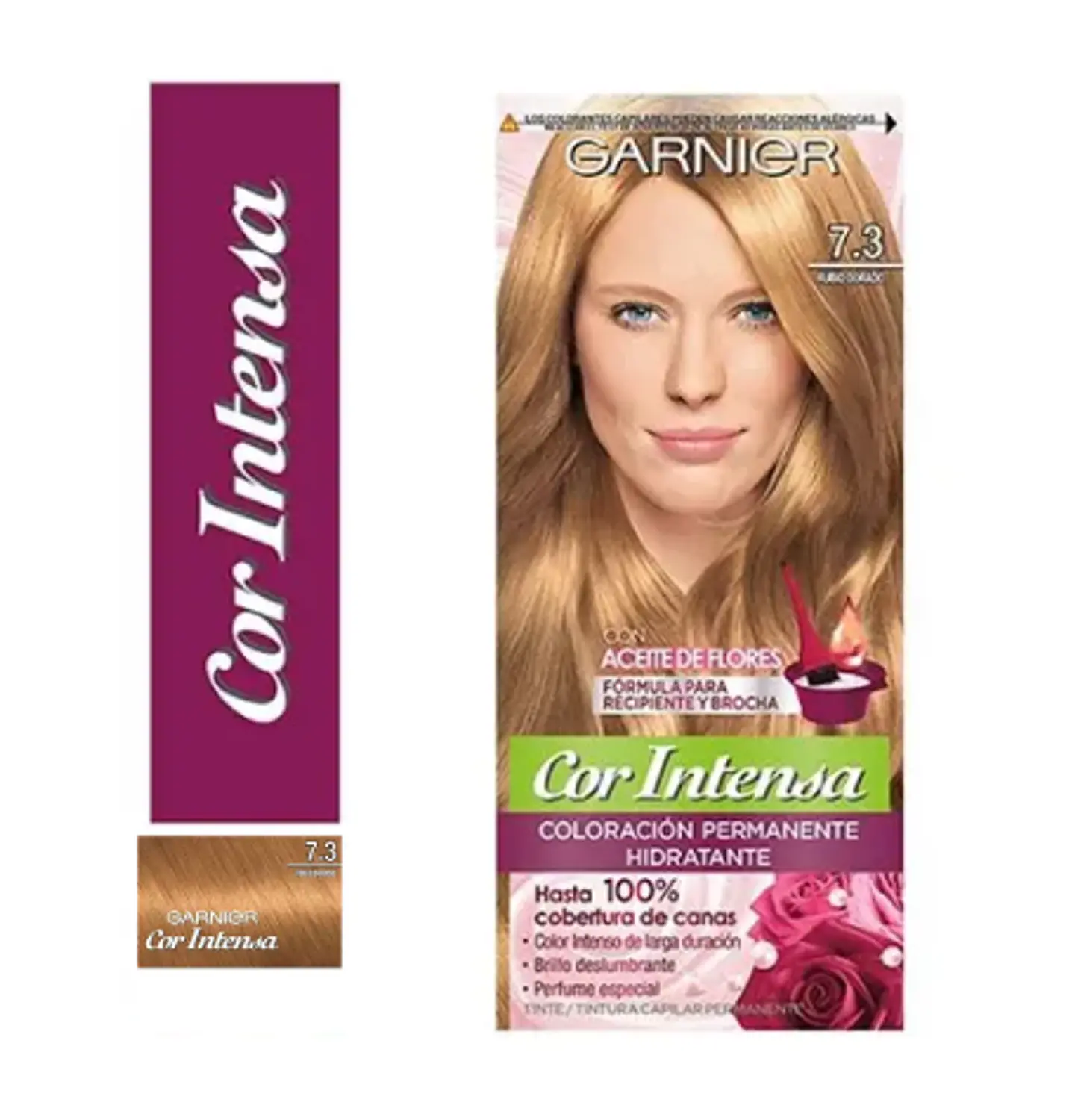 Tinte cor intensa 7.3 rubio dorado - Garnier  1
