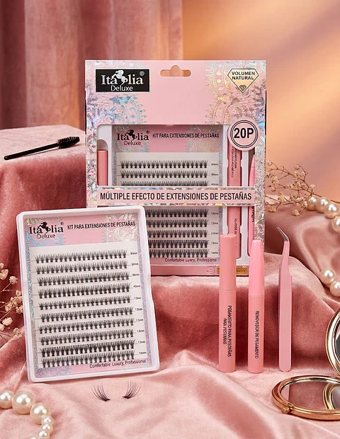 Kit para extensiones de pestañas Italia (20 PCS)