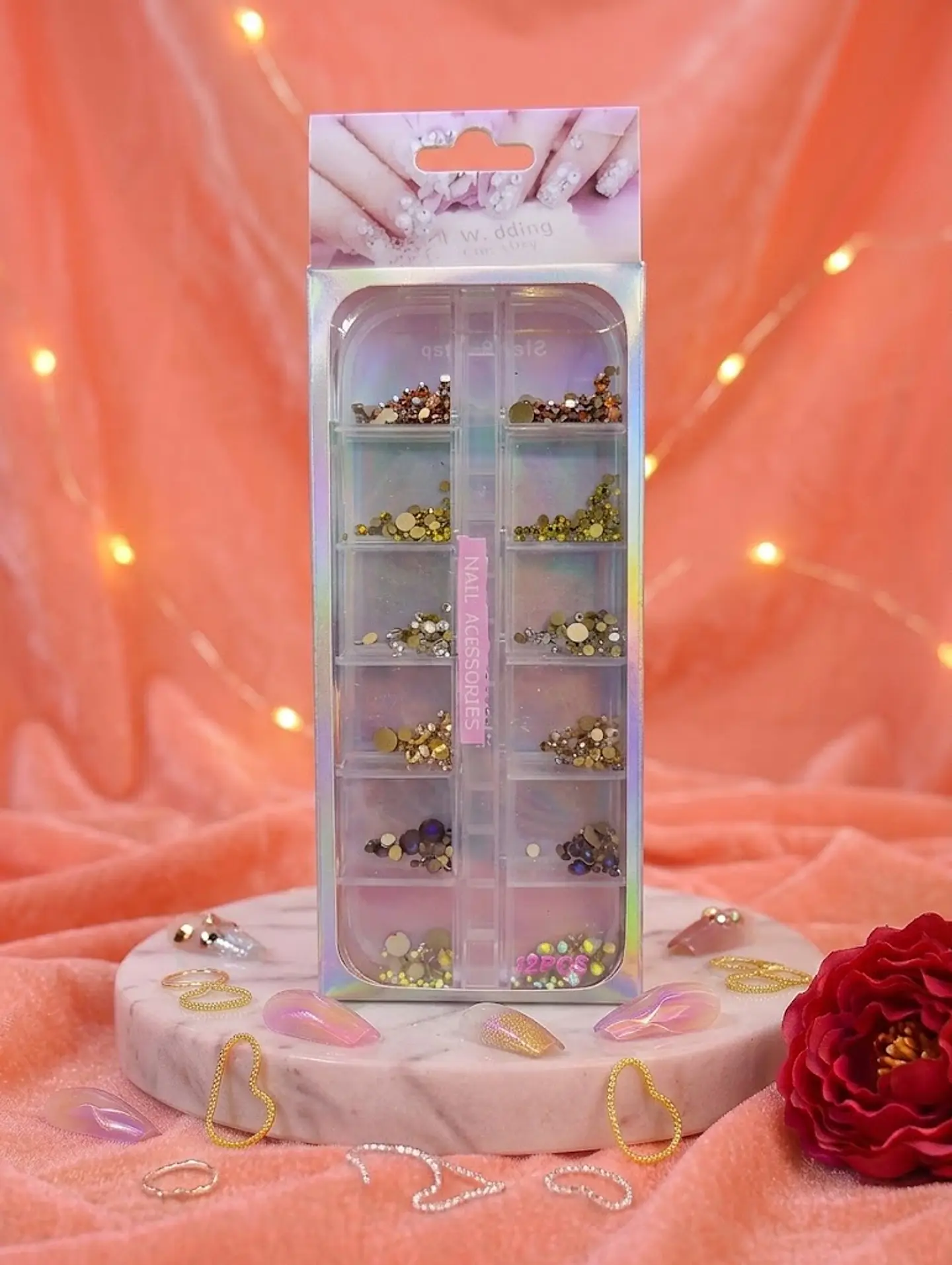 Pedreria para uñas 12 PCS - Mystyle 1