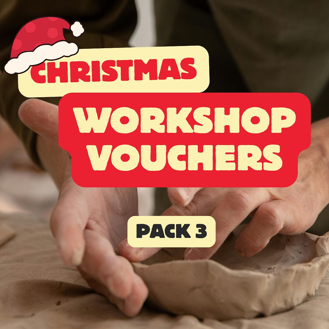Pacote de 03 Vouchers Workshop de Cerâmica 1