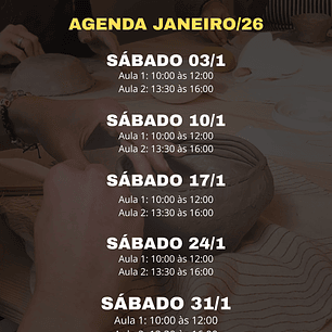  Workshop de Cerâmica