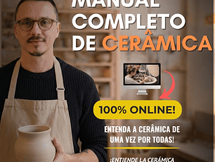Curso Completo de Cerâmica — 100% ON LINE!
