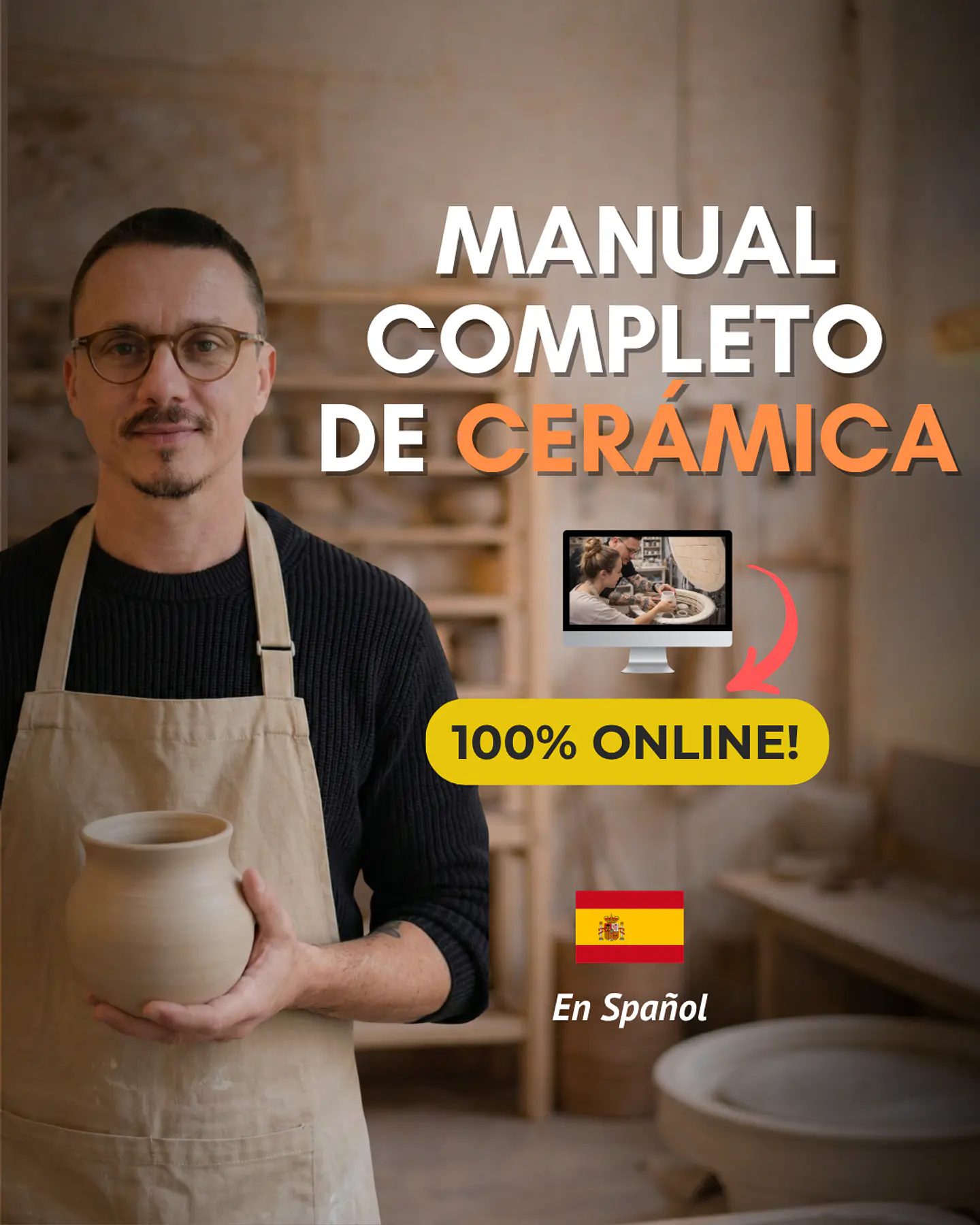Curso Completo de Cerámica — 100% ON LINE! - En Spañol 1