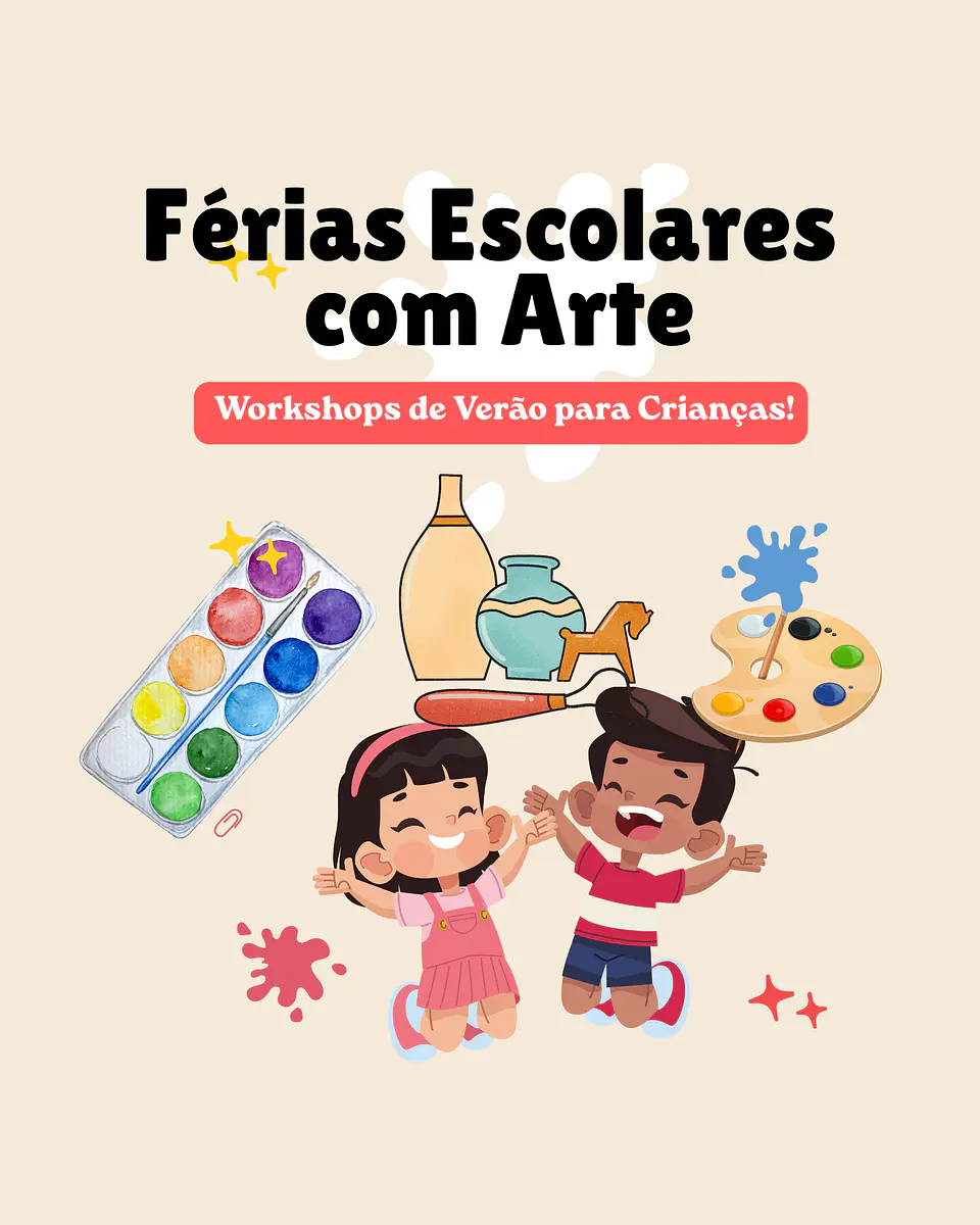 Workshops de Férias Escolares- Artes 1