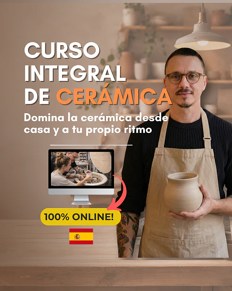 Curso Integral de Cerámica — 100% ON LINE! - En Spañol