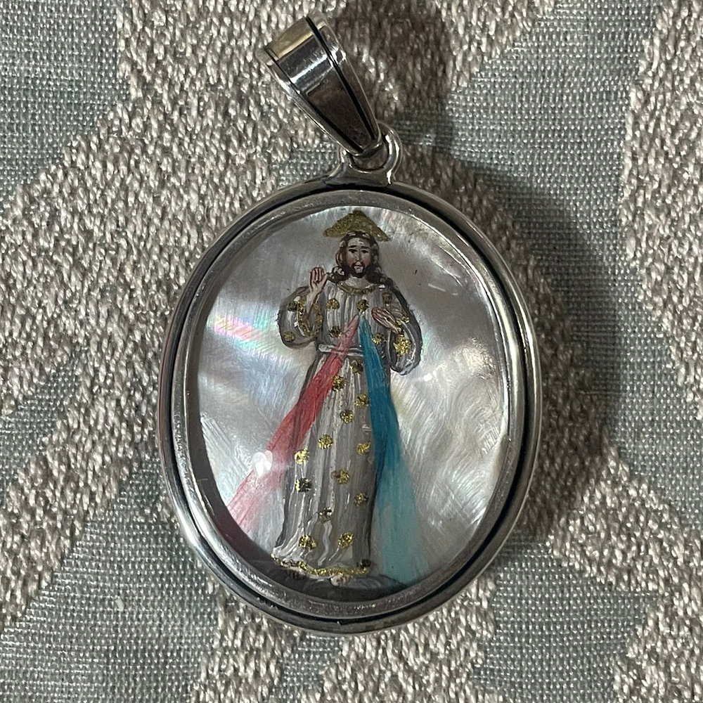 Medalla Virgen de los Rayos y Señor de la Misericordia 