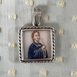 Medalla de Santa Gemita y Santa Catalina de Siena 