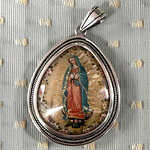 Medalla Virgen de Guadalupe y San Miguel Arcángel 