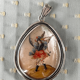 Medalla Virgen de Guadalupe y San Miguel Arcángel 