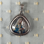 Medalla gota de María Inmaculada y Virgen de la Paz 