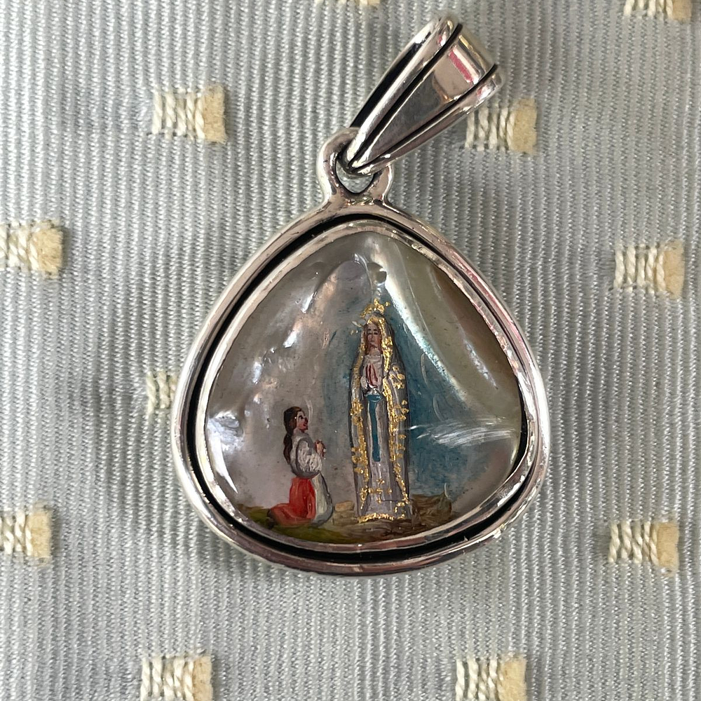 Medalla maravillosa de la Virgen Mater y Virgen de Lourdes 