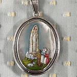 Medalla Virgen de Fátima y Virgen del Carmen 