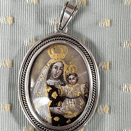 Medalla Virgen de Fátima y Virgen del Carmen 