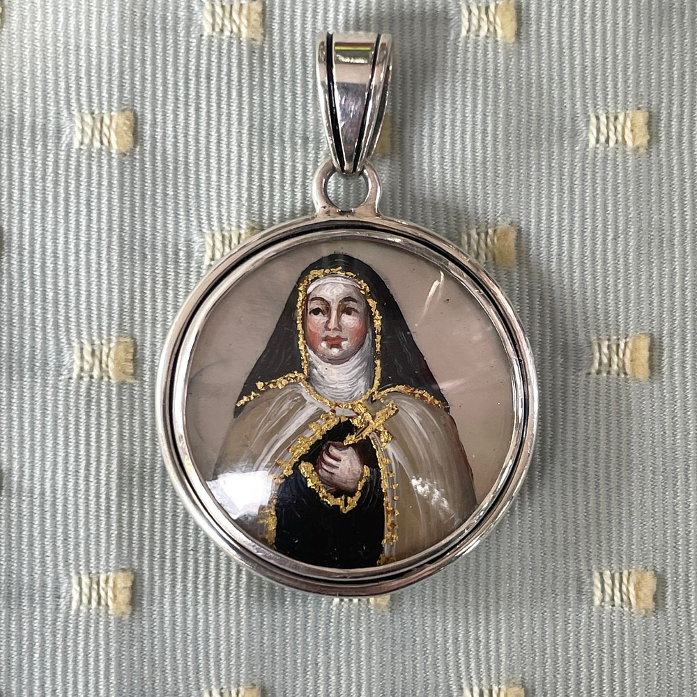 Medalla Santa Teresa de los Andes y San Alberto Hurtado 