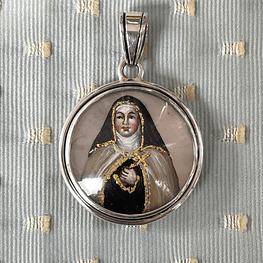 Medalla Santa Teresa de los Andes y San Alberto Hurtado 