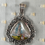 Maravillosa medalla de Virgen Rosa Mística y Virgen de Fátima 