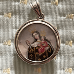 Medalla de la Virgen del Carmen y Espíritu Santo 