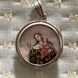 Medalla de la Virgen del Carmen y Espíritu Santo 