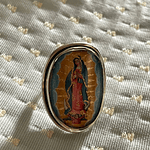 Anillo Virgen de Guadalupe ajustable 