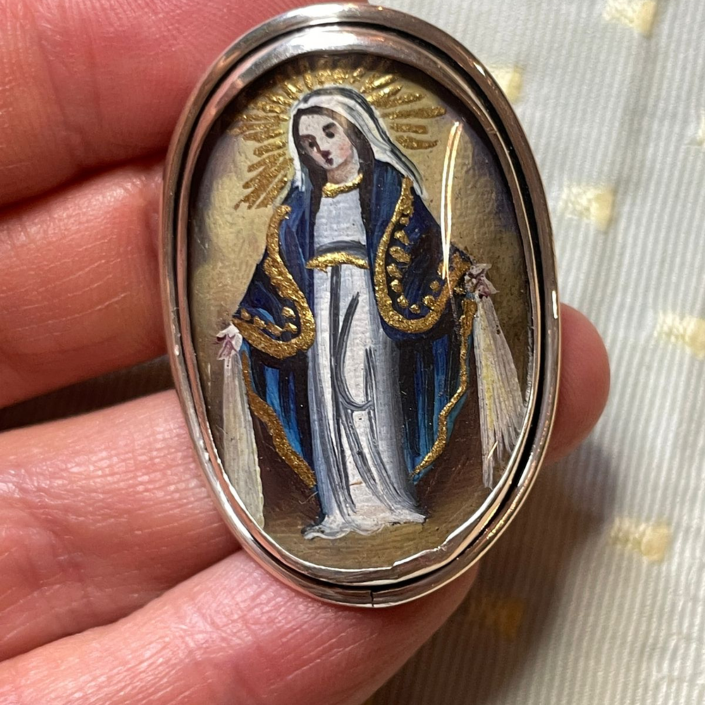Anillo ajustable Virgen de los Rayos 