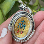 2 medallas Virgen de los Rayos 