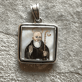 Medalla San Benito y Virge Mater