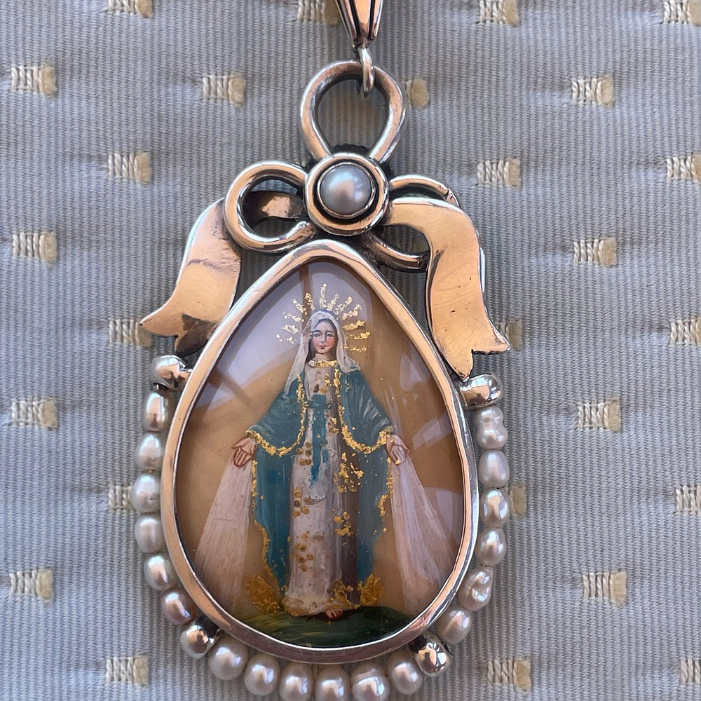 Medalla Virgen de los Rayos y Virgen de Fátima 
