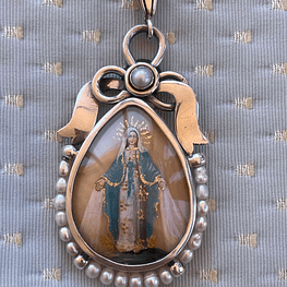 Medalla Virgen de los Rayos y Virgen de Fátima 