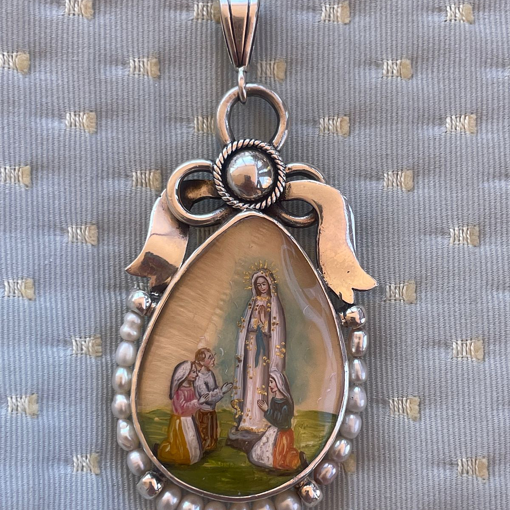 Medalla Virgen de los Rayos y Virgen de Fátima 