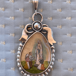 Medalla Virgen de los Rayos y Virgen de Fátima 
