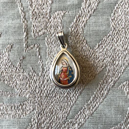 Medalla Virgen de la Dulce Espera y San Gabriel