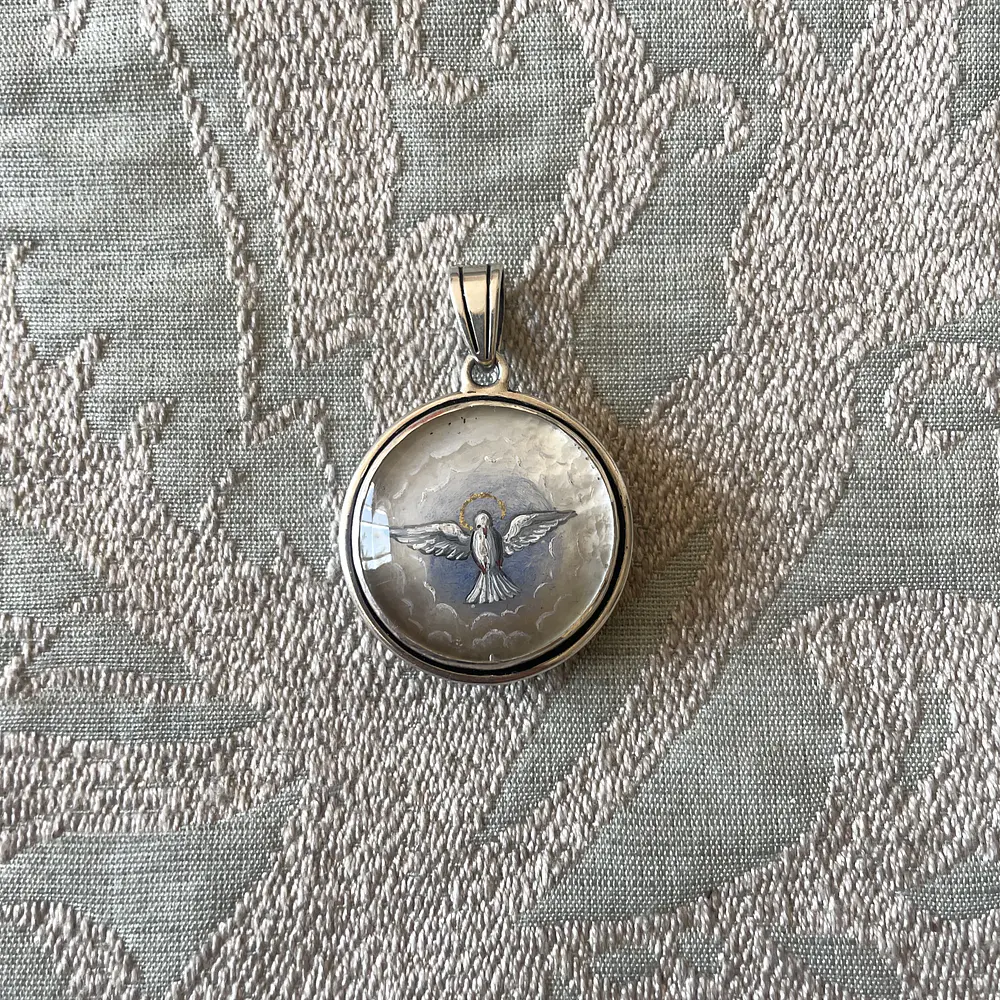 Medalla Virgen del Carmen y Espíritu Santo
