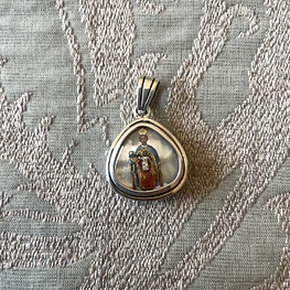 Medalla Virgen mater y Virgen negra