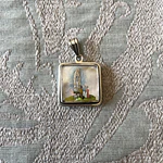 Medalla Virgen de Lourdes y Virgen de Fátima