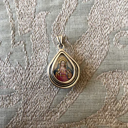 Medalla Virgen Desatanudos y San José