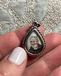 Medalla Gota del Consuelo: Sagrado Corazón de Jesús y San Pío de Pietrelcina