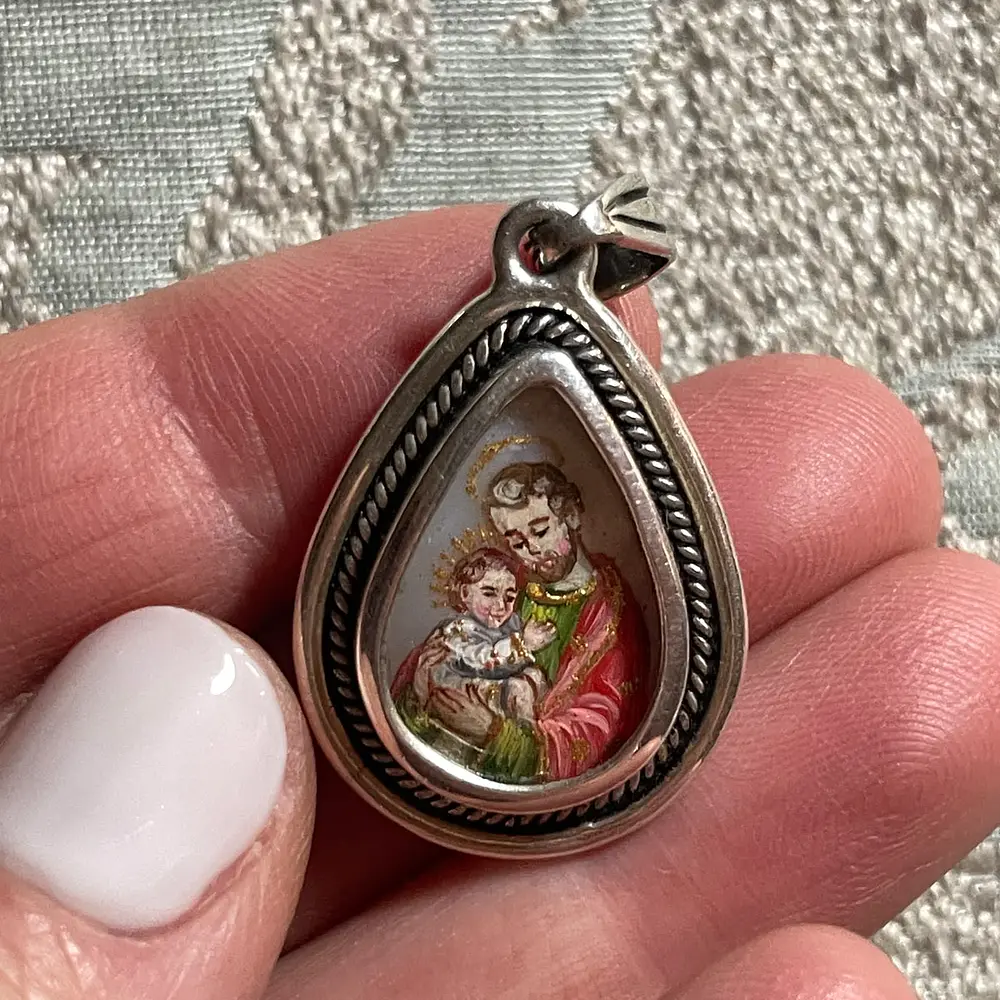 Medalla Gota de San José y el Espíritu Santo