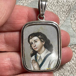 Medalla Rectangular de la Beata Laura Vicuña