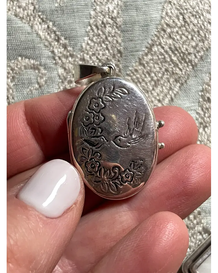 Relicario Colgante en Plata 950
