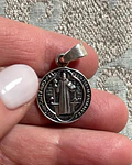 Medalla de San Benito en Plata 950