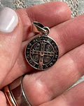 Medalla de San Benito en Plata 950