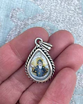 Medalla Gota Virgen de Guadalupe y San Charbel – Plata 950