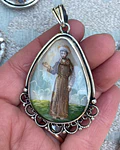 Medalla Señor de la Misericordia y San Francisco de Asís – Plata 950