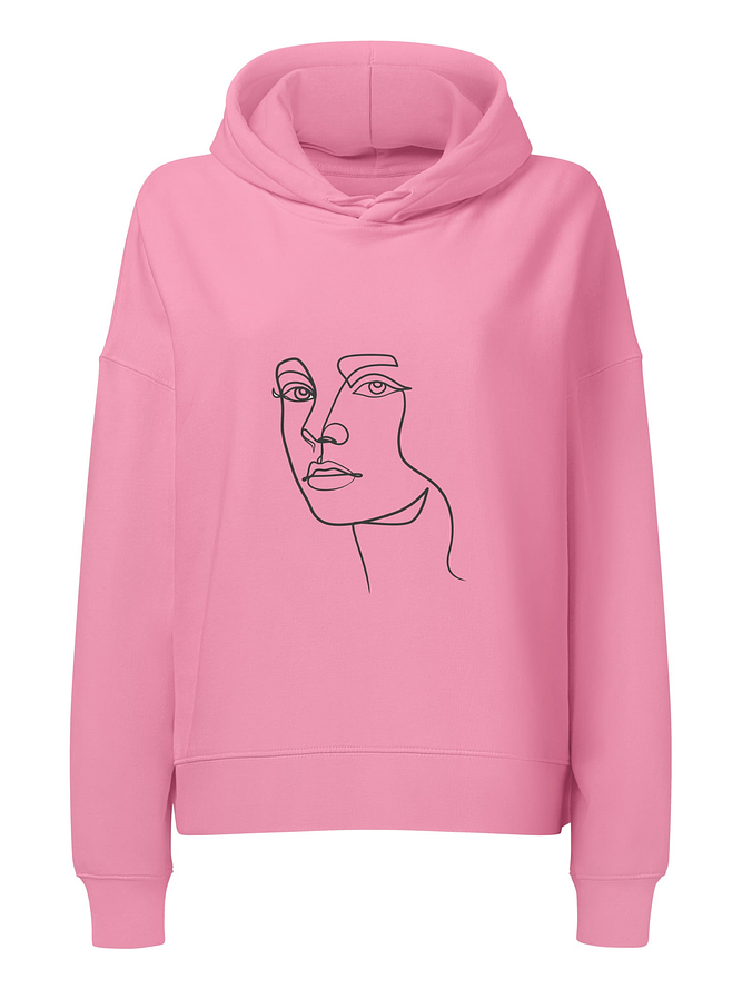 Women’s organic mid-weight hoodie Size S 3