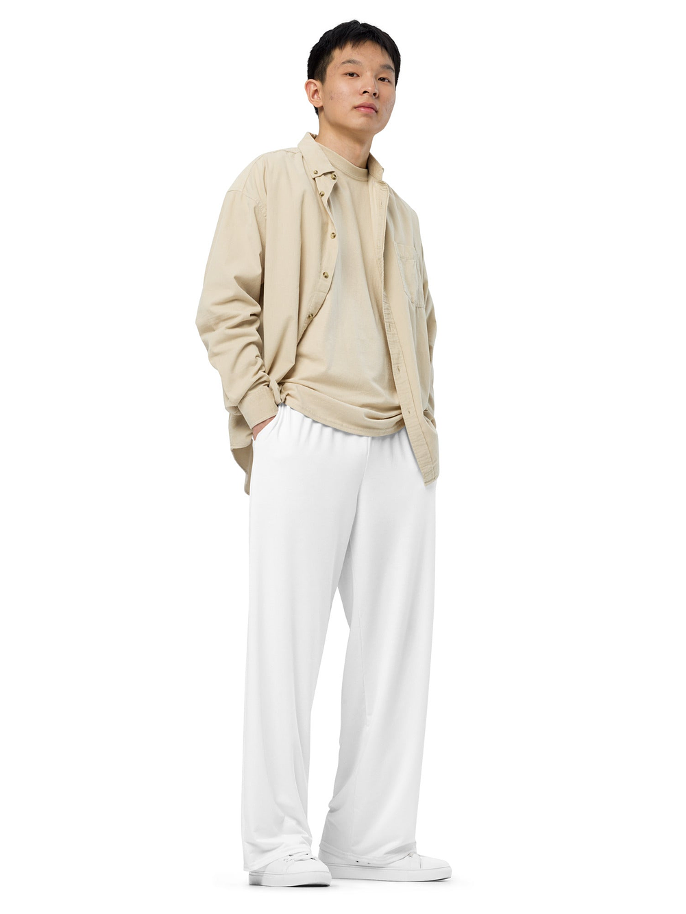 All-over print unisex wide-leg pants 1